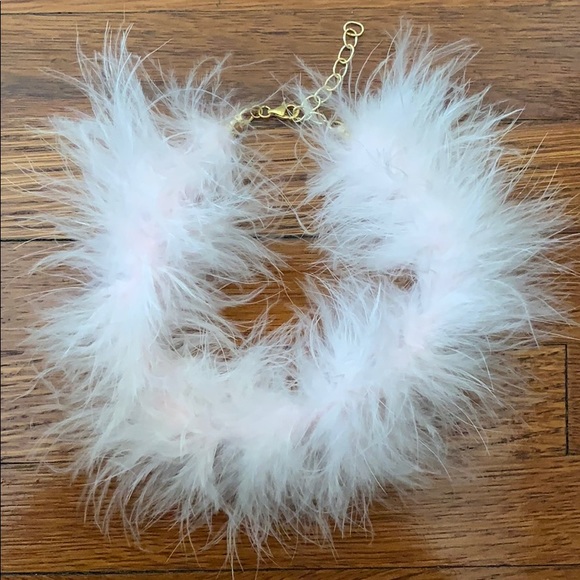 Frasier Sterling Jewelry - Frasier Sterling | Light Pink Faux Fur Choker 13” Frasier Sterling Jewelry - Frasier Sterling | Light Pink Faux Fur Choker 13”